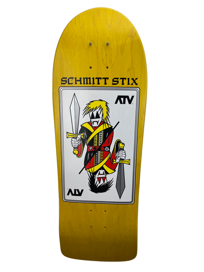 Schmitt Stix ATV Deck-  9 3/8"x30.25" WB 15.5" Yellow Stain