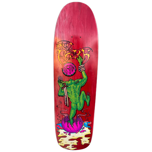Vision Ken Parks Modern Shaped Deck- 9"x32.875" Red Stain