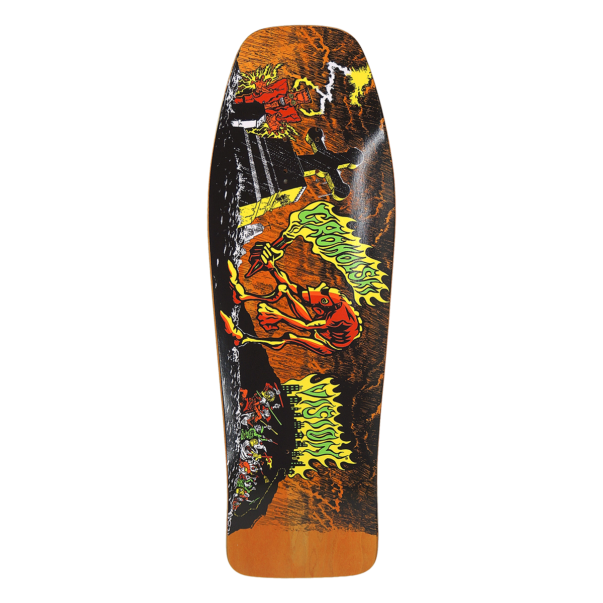 Vision Groholski Graveyard Mob Deck - 9.75"x31.5" ORG STAIN