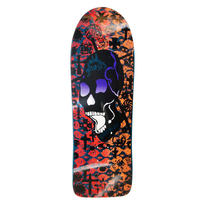 Vision Old Ghost Modern Concave Deck - 10"x30.25" Blue Stain/Red