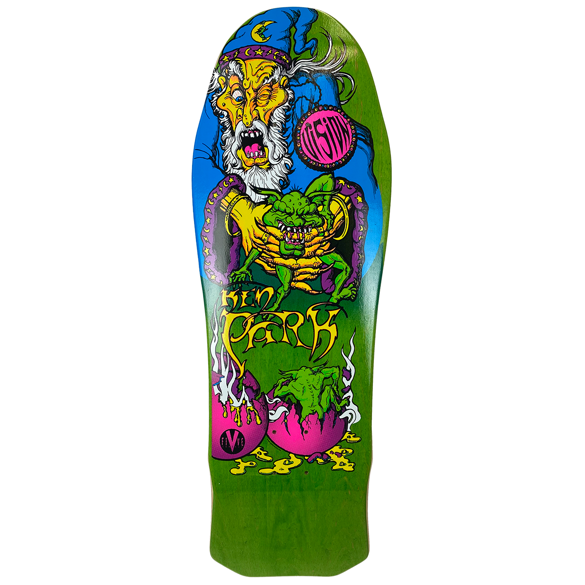 Vision Ken Park Wizard Deck - 10"x31.5" Green Stain