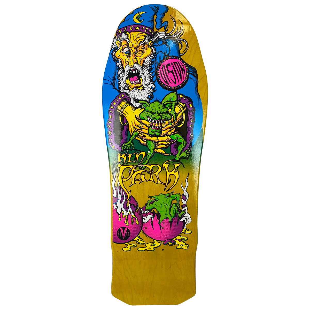 Vision Ken Park Wizard Deck - 10"x31.5" Yellow Stain