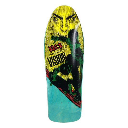 Vision Kele Rosecran Deck - 9.75"x 30 7/8" TURQ STAIN