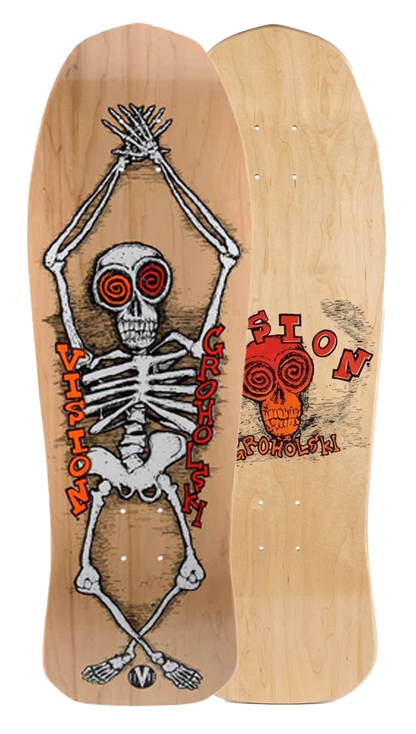 Vision Groholski Skeleton Deck - 10.25"x30"