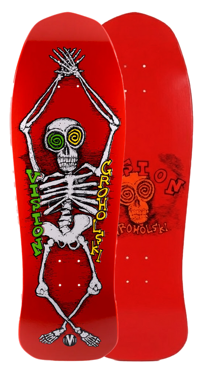 Vision Groholski Skeleton Deck - 10.25"x30"