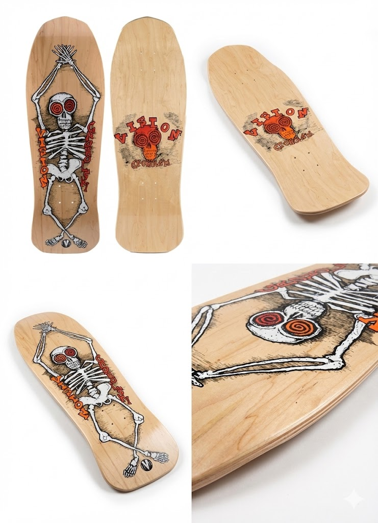 Vision Groholski Skeleton Deck - 10.25"x30"