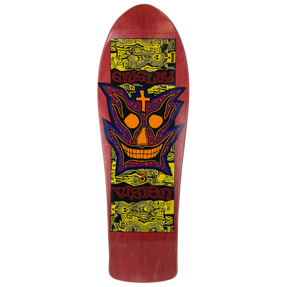 Vision Grigley III Deck - 9.75"x31" Red Stain