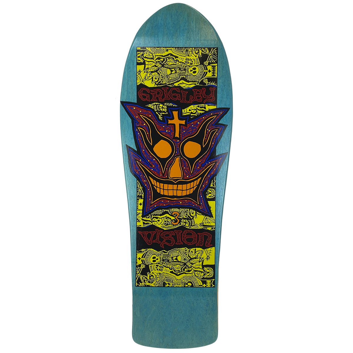 Vision Grigley III Deck - 9.75"x31" Turquoise Stain