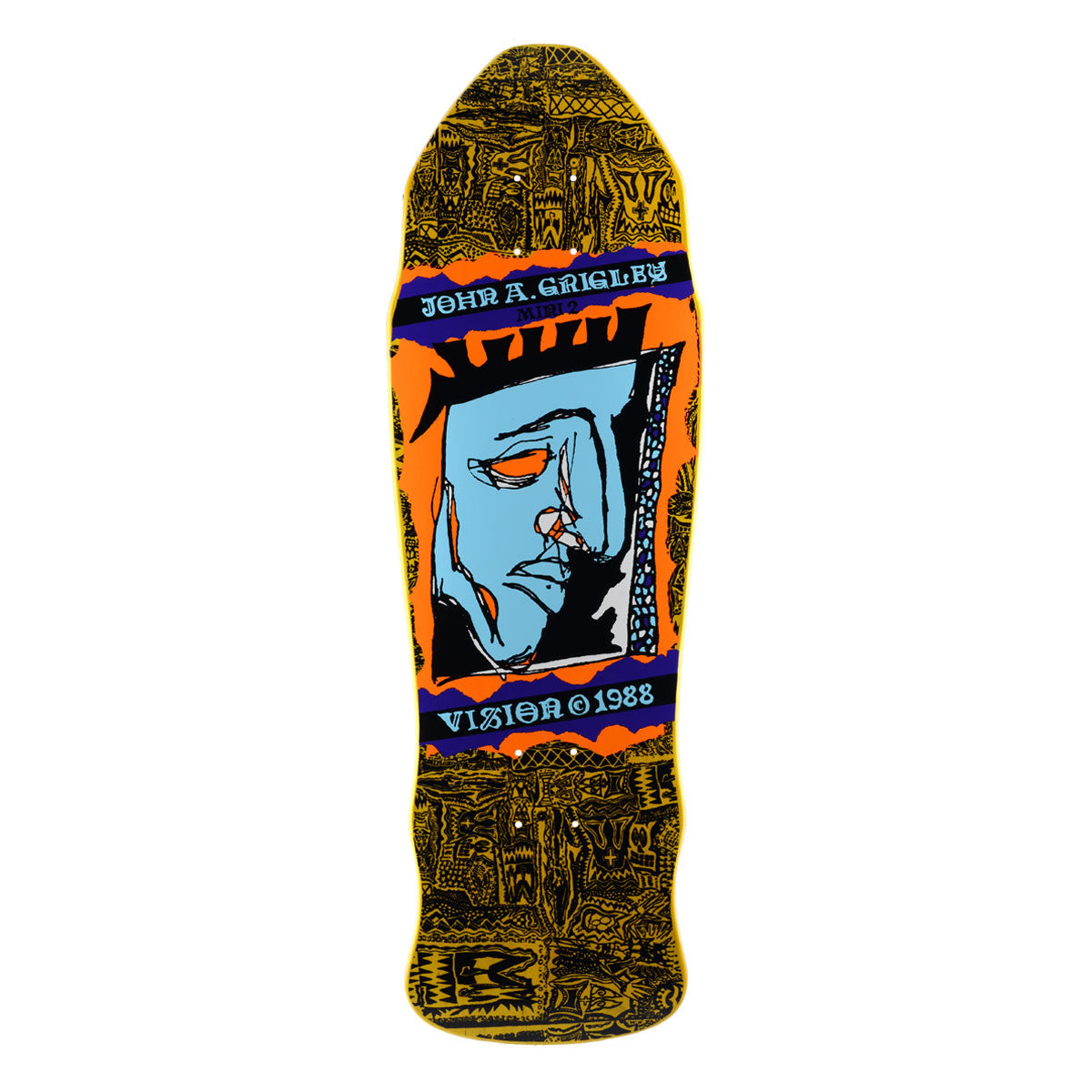 Vision Grigley II Mini Deck - 9.25"x29.5" Yellow Stain