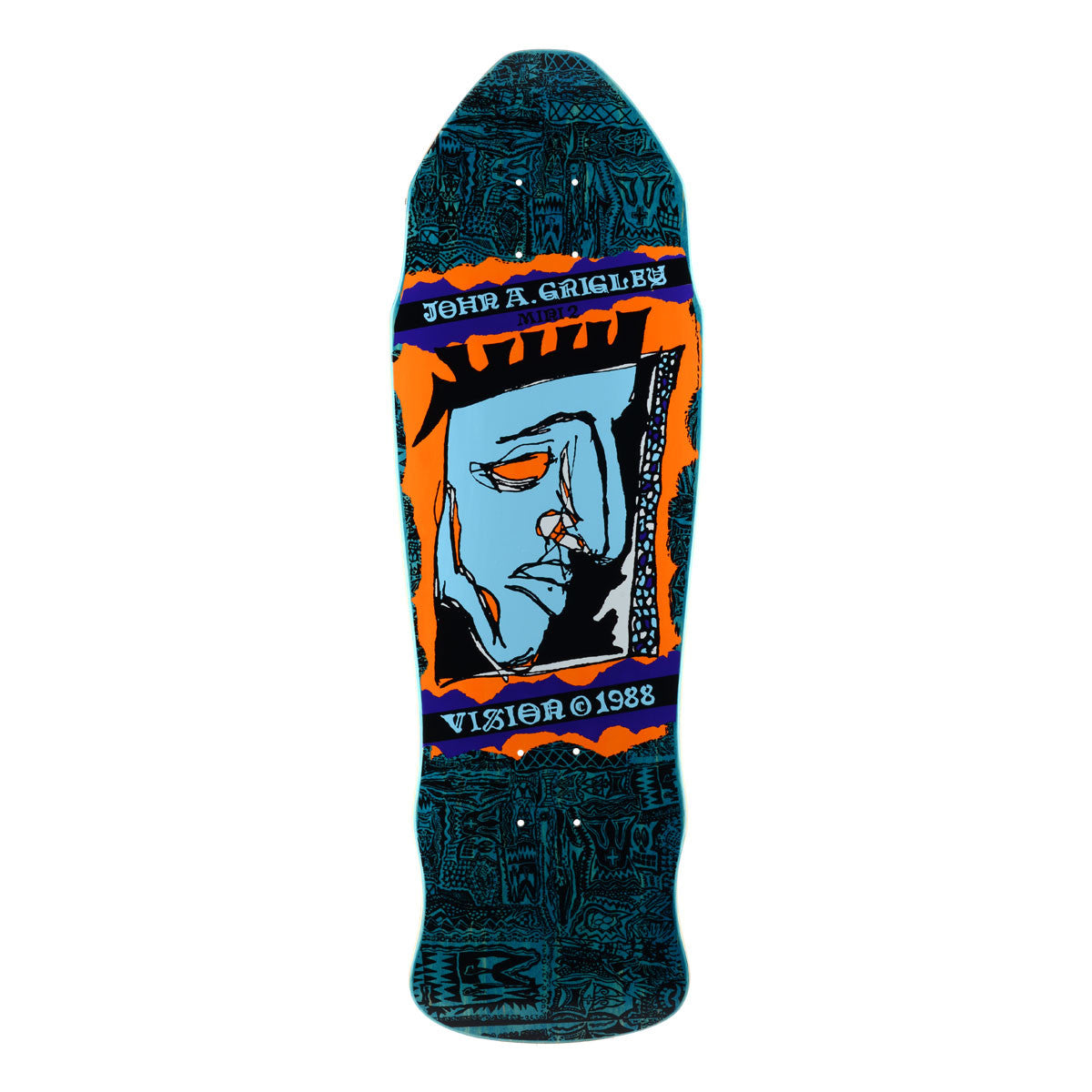 Vision Grigley II Mini Deck - 9.25"x29.5" Blue Stain