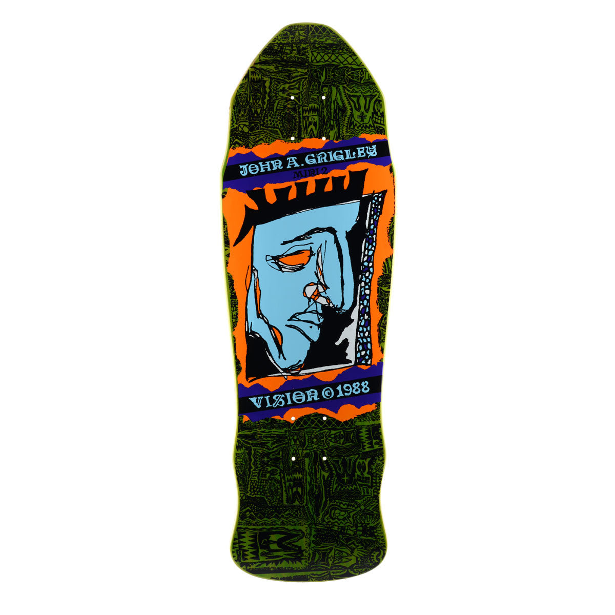 Vision Grigley II Mini Deck - 9.25"x29.5" Green Stain