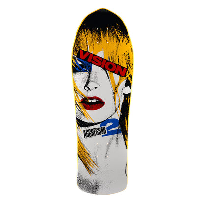 Vision Aggressor 2 Deck - 10.25"x30.5" Yellow