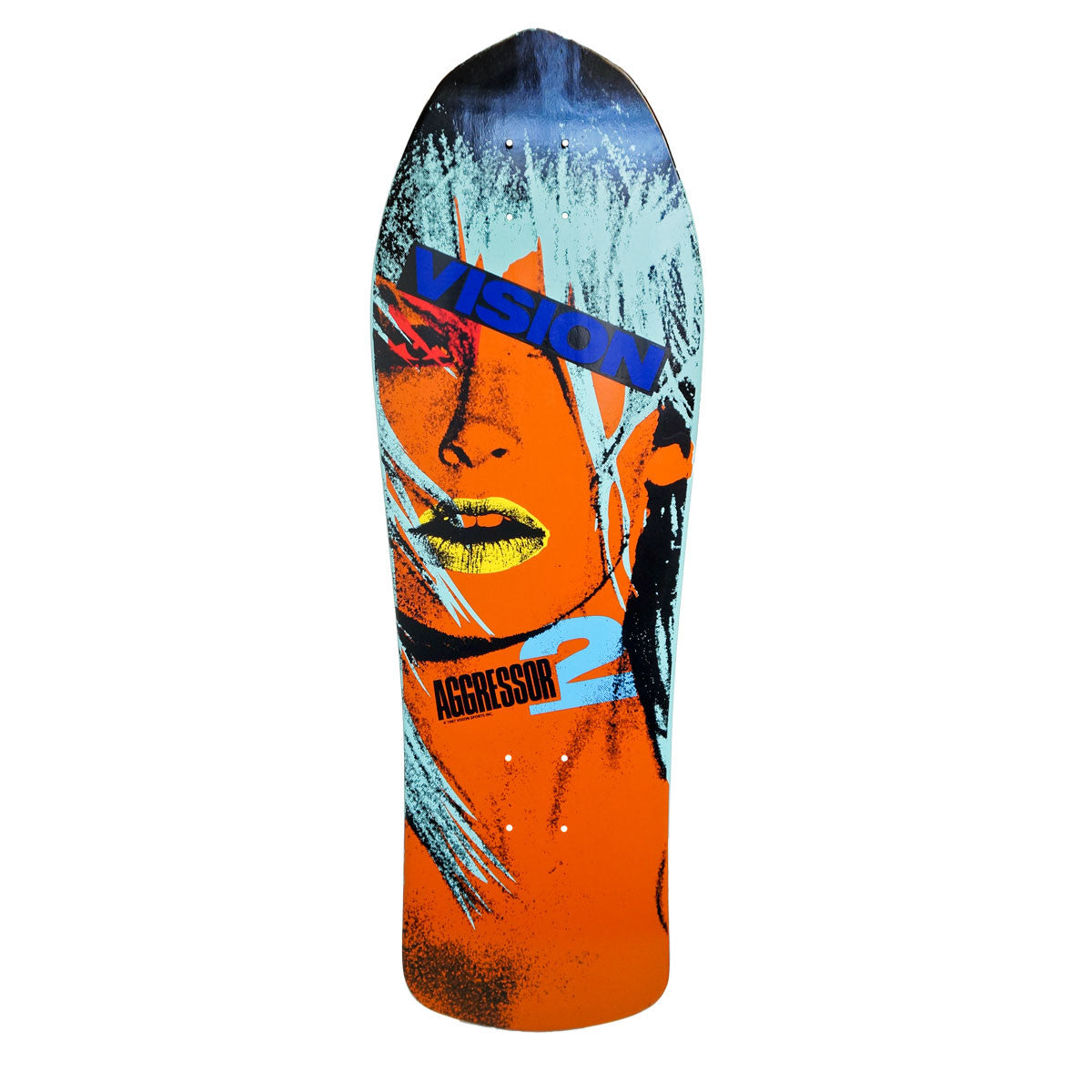 Vision Aggressor 2 Deck - 10.25"x30.5" Turquoise