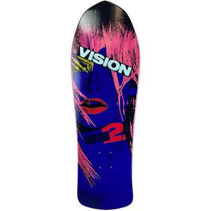 Vision Aggressor 2 Deck - 10.25"x30.5" Pink Stain