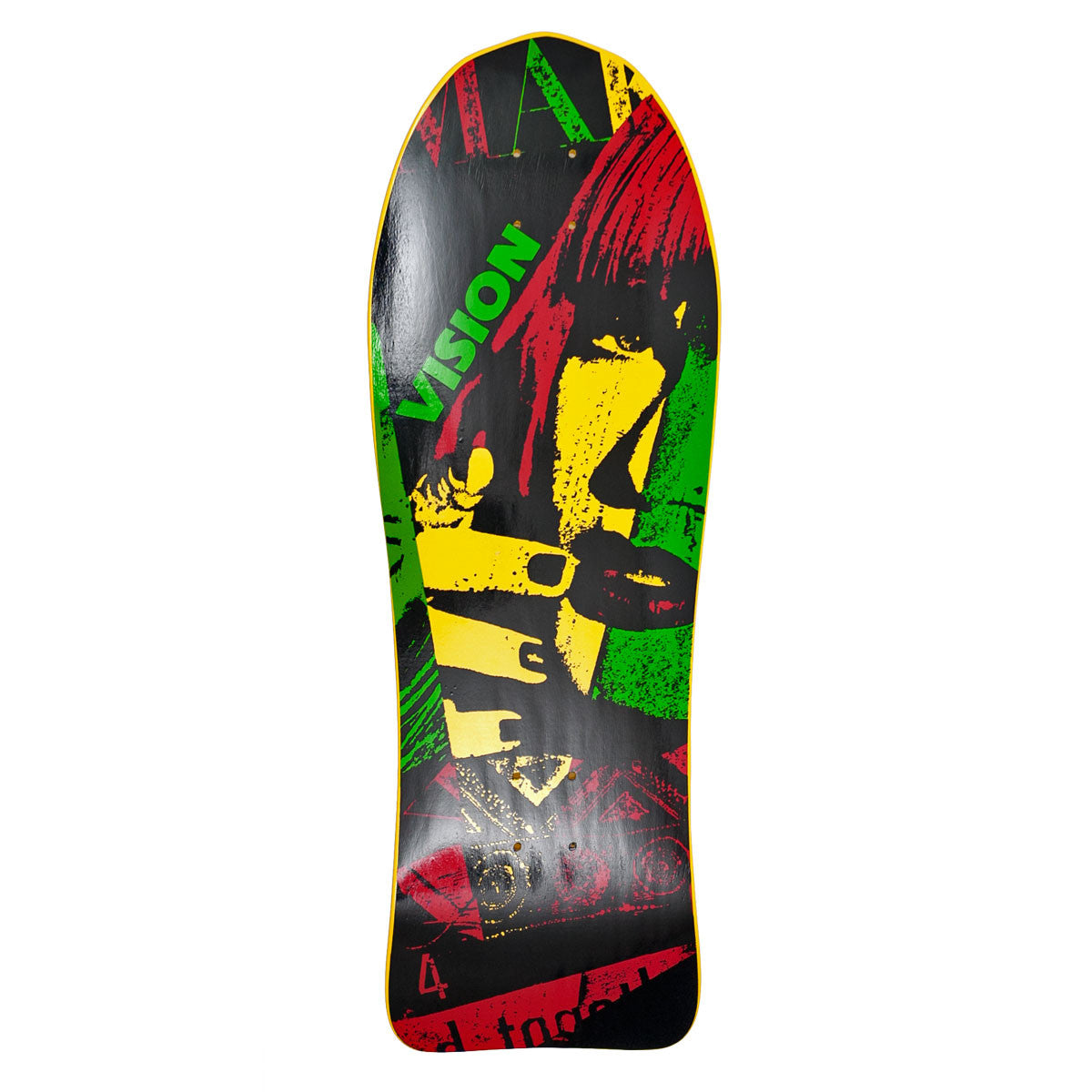 Vision Aggressor Deck - 10.5"x30.5" Rasta