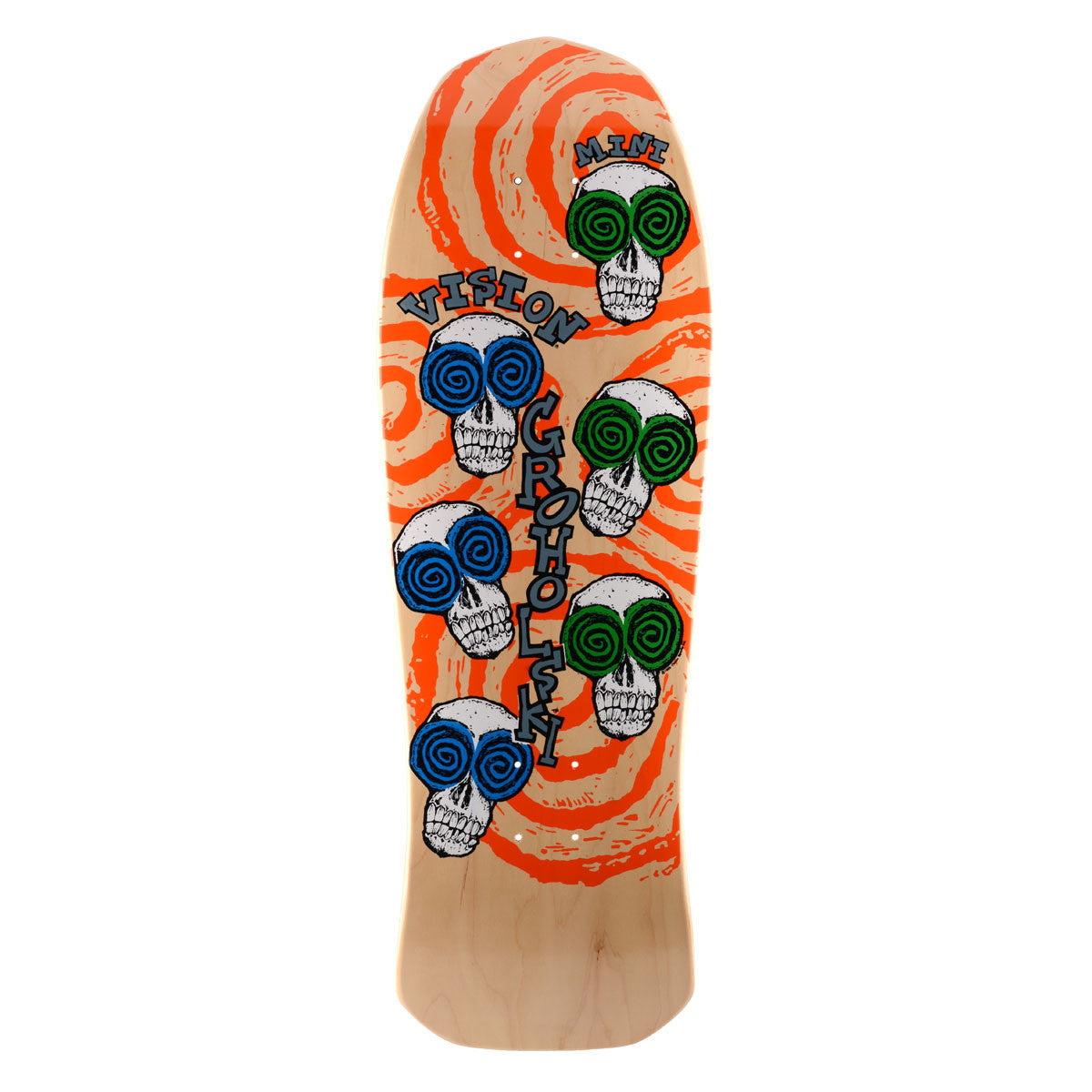 Vision Groholski Skeleton Mini Deck - 9.75"x30" Natural