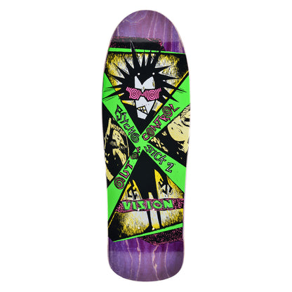 Vision Psycho Stick 2 Deck - 10"x31.75" Purple Stain