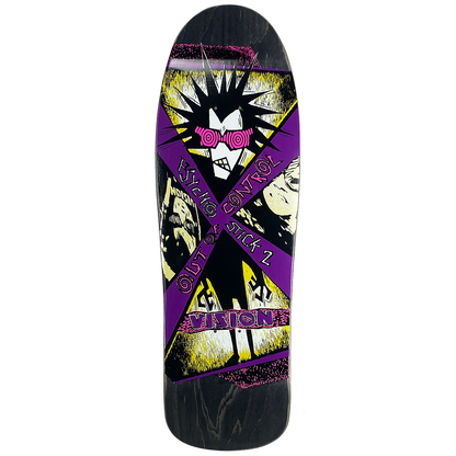 Vision Psycho Stick 2 Deck - 10"x31.75" Black Stain