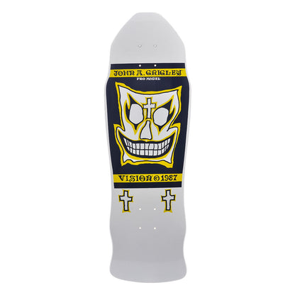 Vision Grigley I Deck - 9.5"x30" White/Yellow