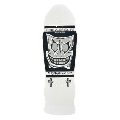 Vision Grigley I Deck - 9.5"x30" White/Grey