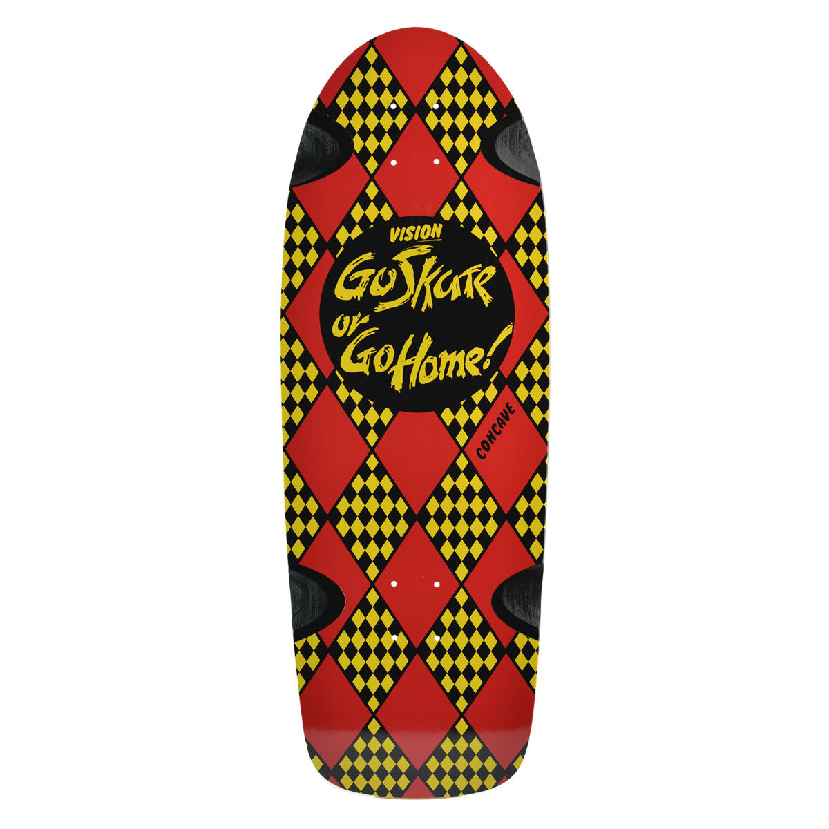 Vision Go Skate or Go Home Deck - 10.25"x30" Yellow