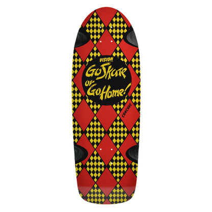 Vision Go Skate or Go Home Deck - 10.25"x30" Yellow