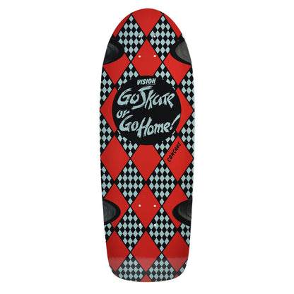 Vision Go Skate or Go Home Deck - 10.25"x30" BLK/GRY