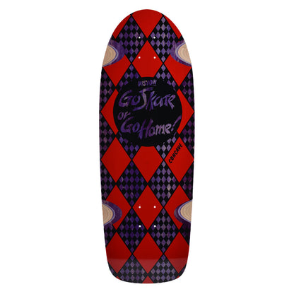 Vision Go Skate or Go Home Deck - 10.25"x30" Purple Stain