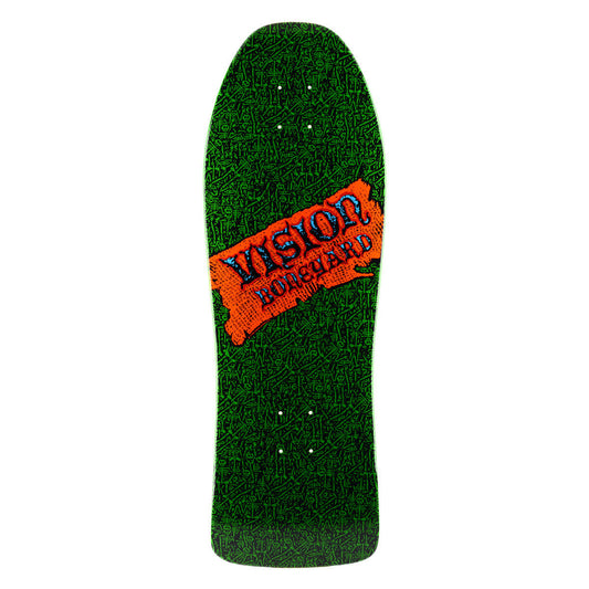 Vision Boneyard Deck - 10"x30.5" Green