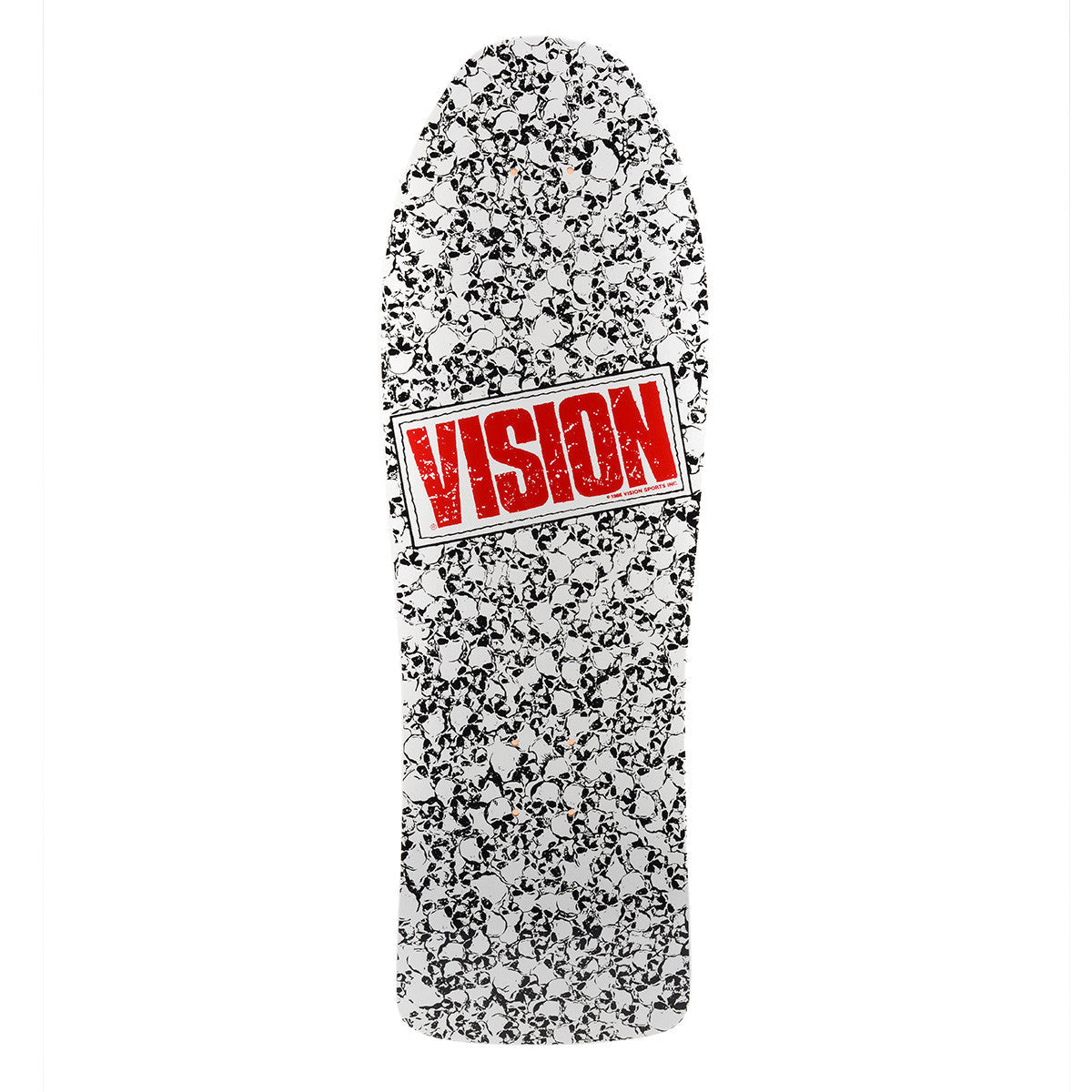 Vision Punk Skull Deck - 10"x30" White