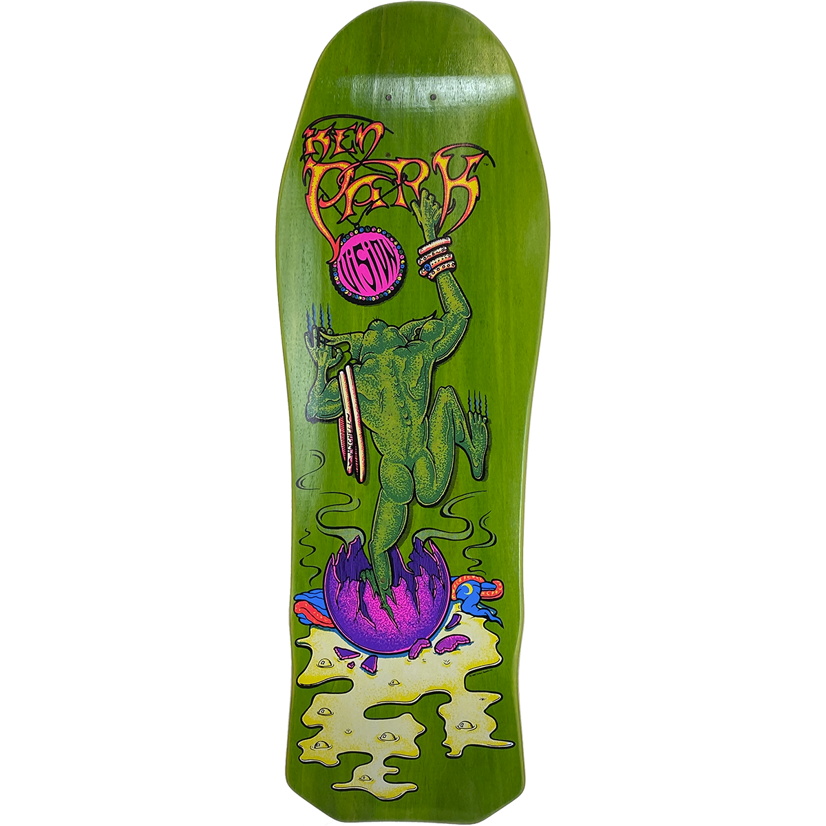 Vision Ken Park III Deck - 10"x31" Green Stain