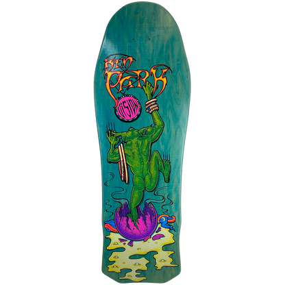 Vision Ken Park III Deck - 10"x31" Turq. Stain