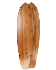 40" X 9.75" KICKTAIL BLANK DECK BAMBOO (#BK40) 