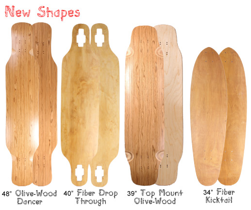 New Longboard Shapes 